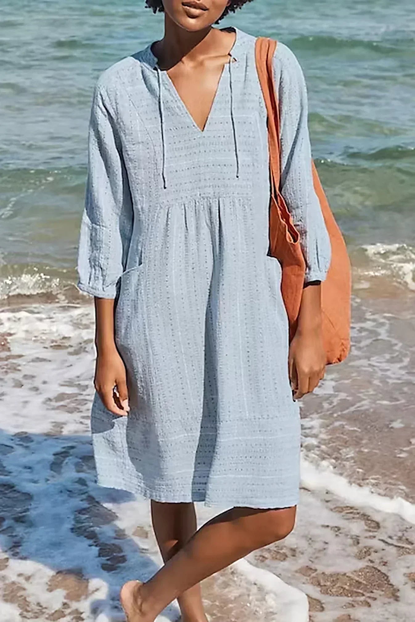 Hailey | Elegancka Sukienka z Lnu