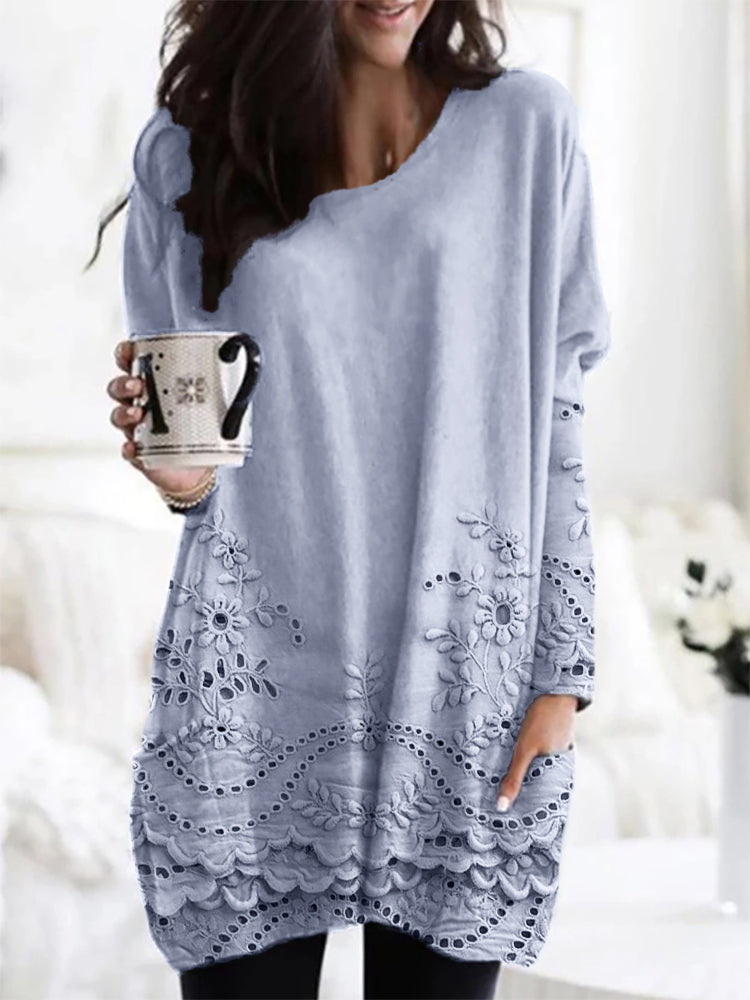 Lily™ Przytulny Sweter z Wzorem