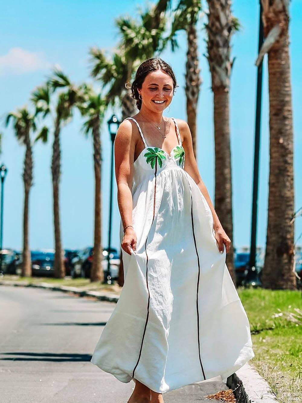 Zoe | Letnia Sukienka Maxi Slip