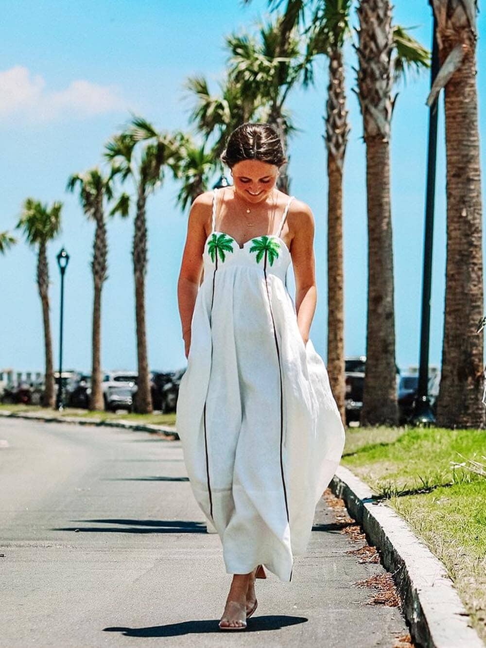 Zoe | Letnia Sukienka Maxi Slip