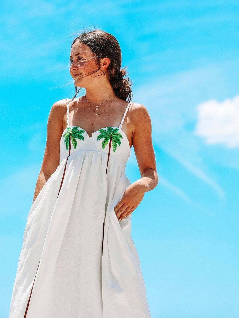 Zoe | Letnia Sukienka Maxi Slip