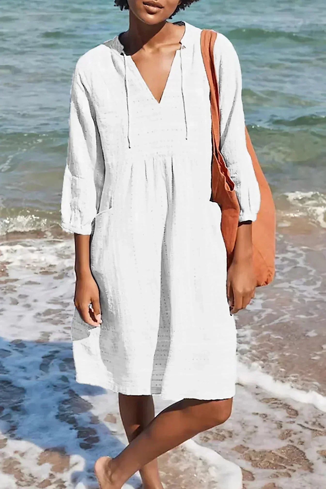 Hailey | Elegancka Sukienka z Lnu