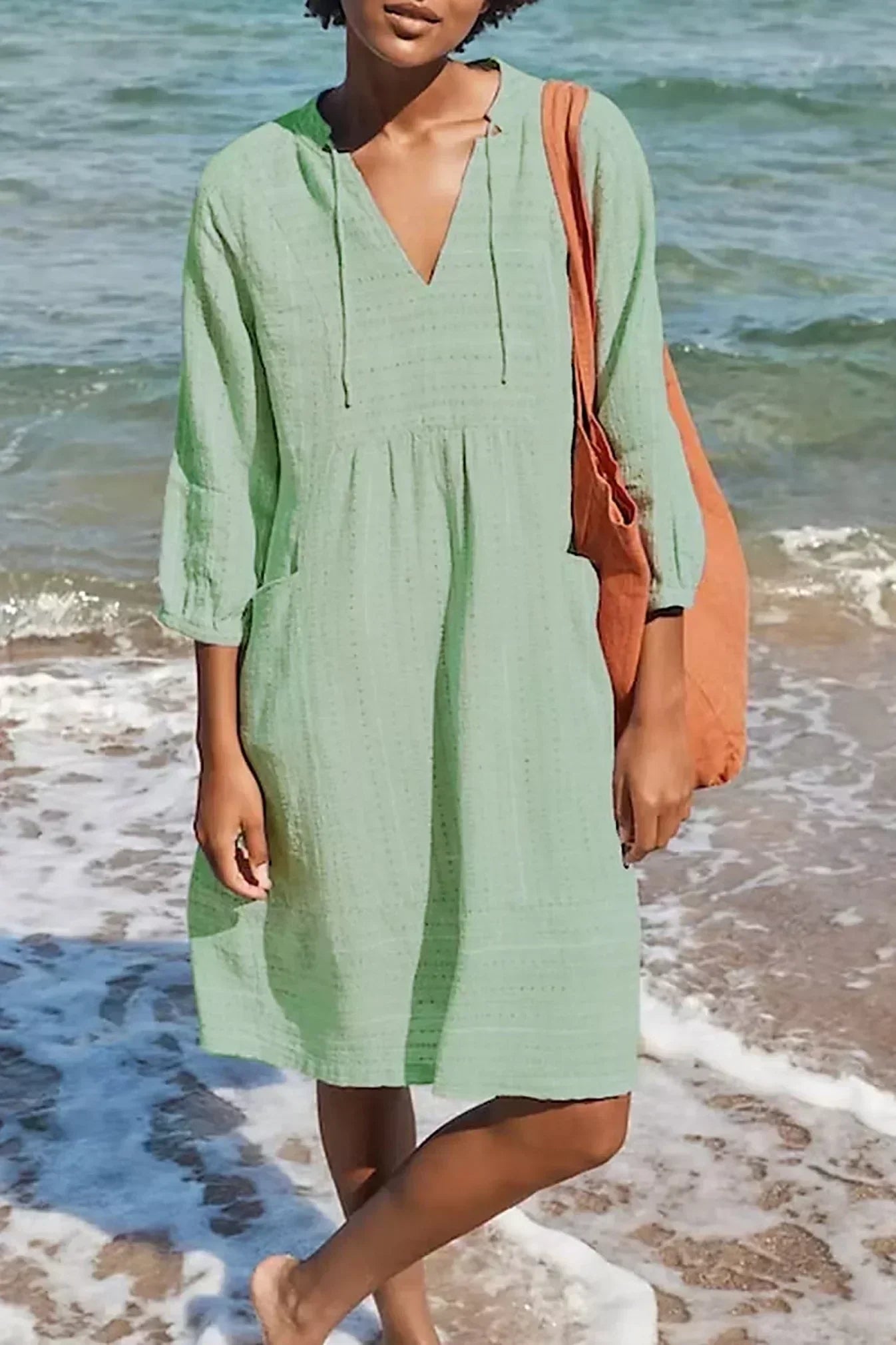 Hailey | Elegancka Sukienka z Lnu
