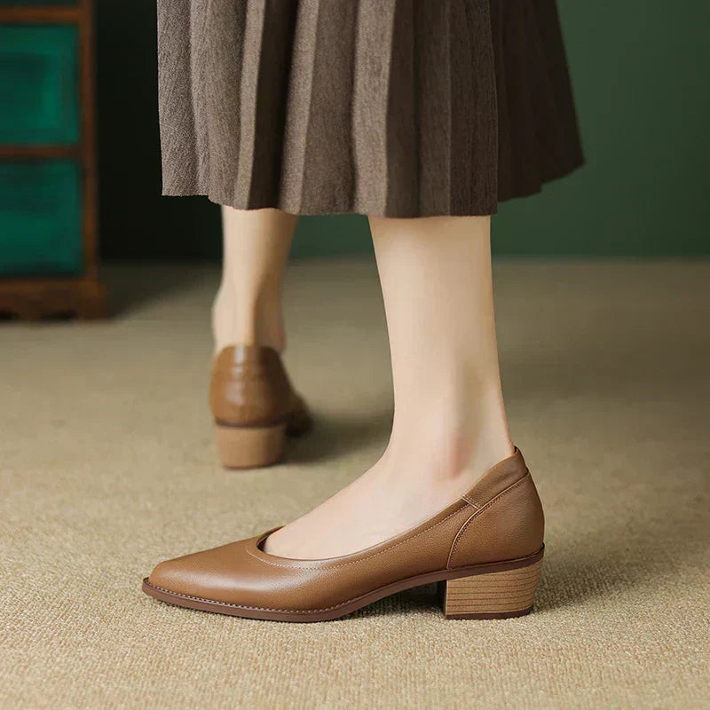Zofia | Buty ortopedyczne na średnim obcasie
